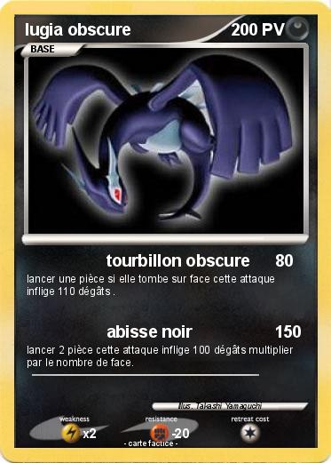 Pokemon lugia obscure