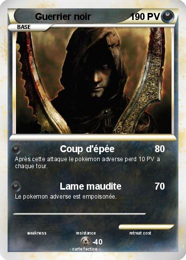 Pokemon Guerrier noir