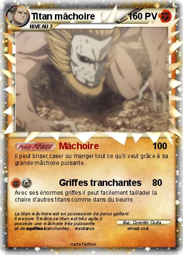 Pokemon Titan mâchoire