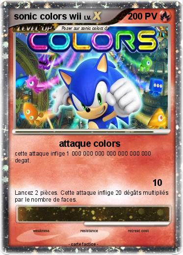 Pokemon sonic colors wii