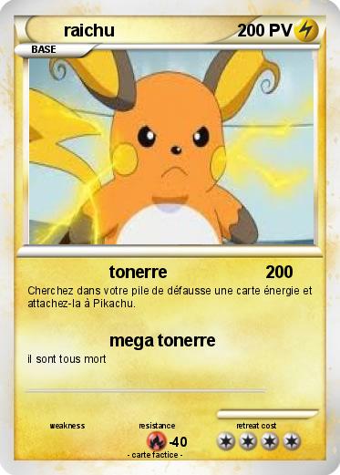Pokemon raichu