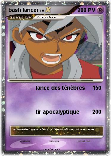 Pokemon bash lancer