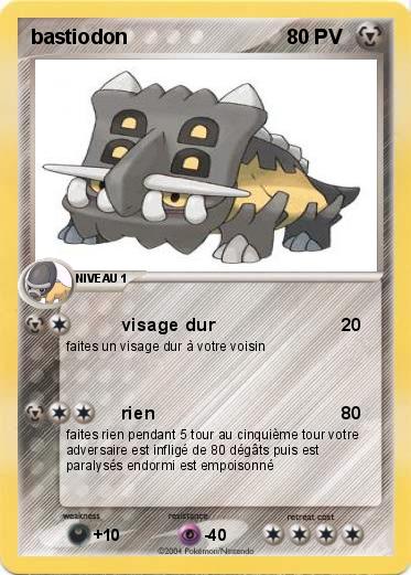 Pokemon bastiodon