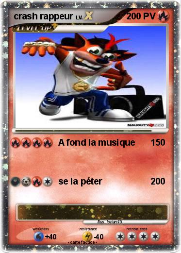Pokemon crash rappeur