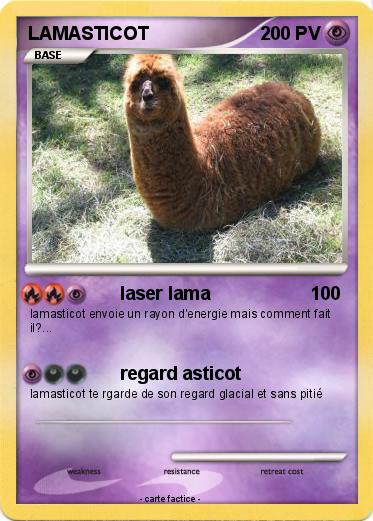 Pokemon LAMASTICOT