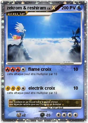Pokemon zekrom & reshiram