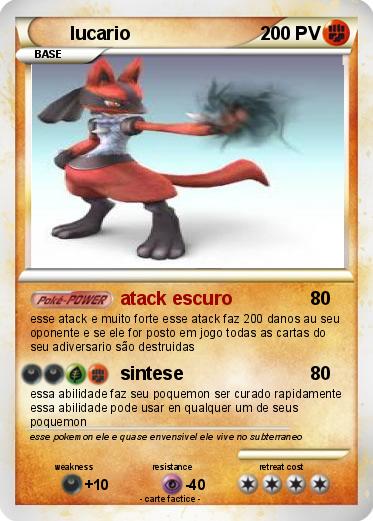 Pokemon lucario