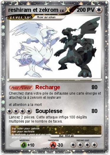 Pokemon reshiram et zekrom