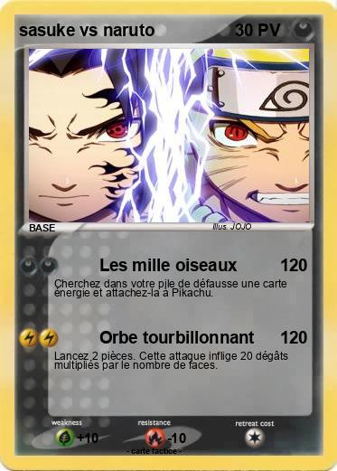 Pokemon sasuke vs naruto