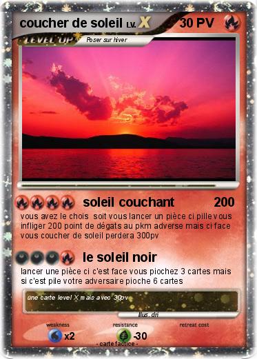 Pokemon coucher de soleil