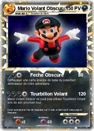 Pokemon Mario Volant Obscur