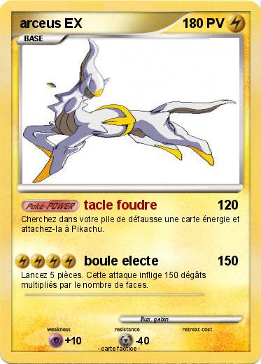 Pokemon arceus EX