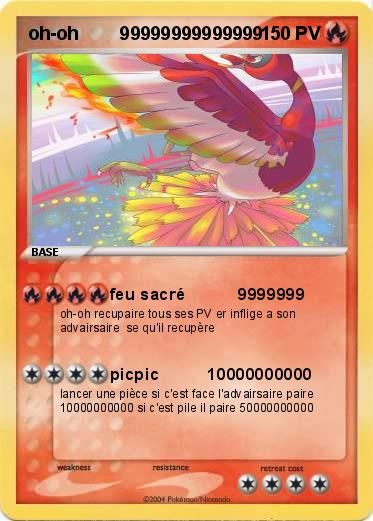 Pokemon oh-oh        99999999999999