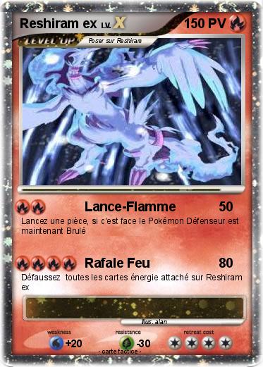Pokemon Reshiram ex