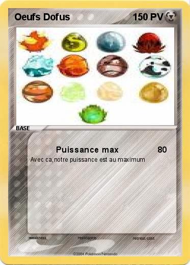 Pokemon Oeufs Dofus