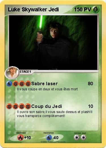 Pokemon Luke Skywalker Jedi
