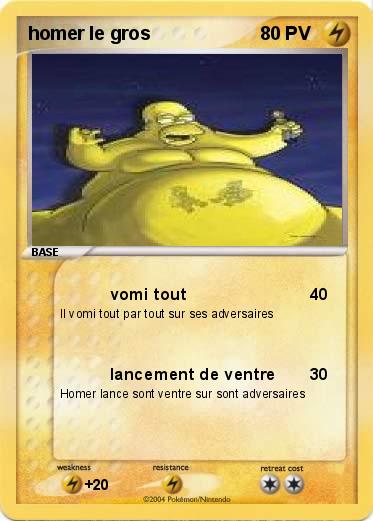 Pokemon homer le gros