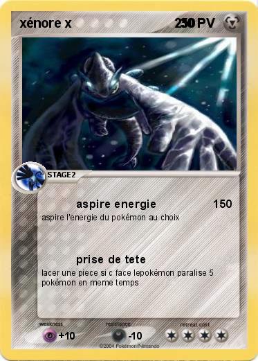 Pokemon xénore x                             250
