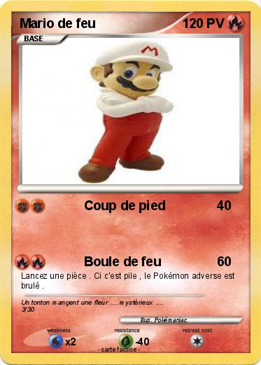 Pokemon Mario de feu