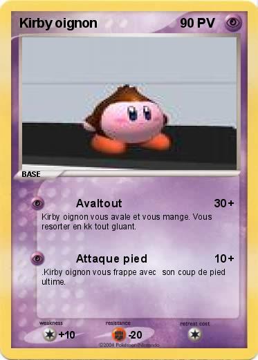 Pokemon Kirby oignon