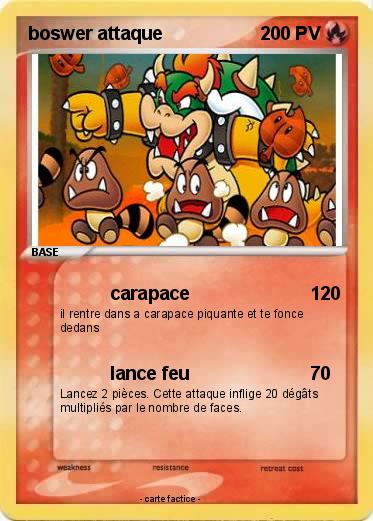 Pokemon boswer attaque