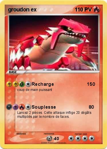 Pokemon groudon ex