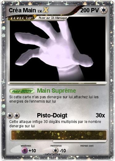 Pokemon Créa Main