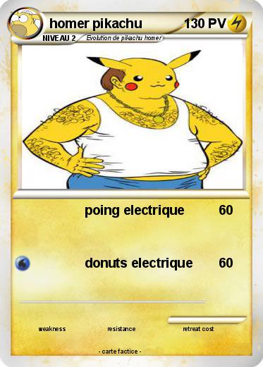 Pokemon homer pikachu