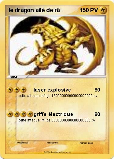 Pokemon le dragon ailé de râ