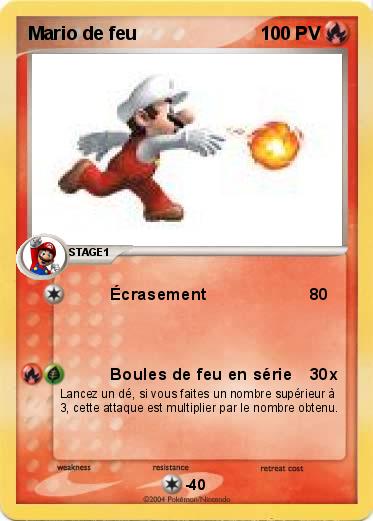 Pokemon Mario de feu