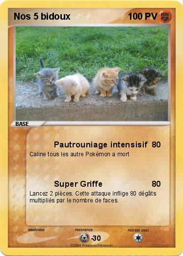 Pokemon Nos 5 bidoux                  