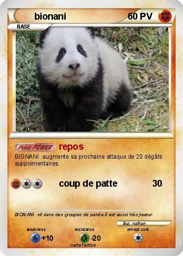 Pokemon bionani
