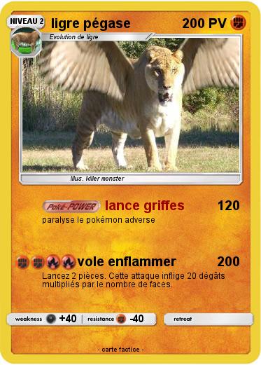 Pokemon ligre pégase