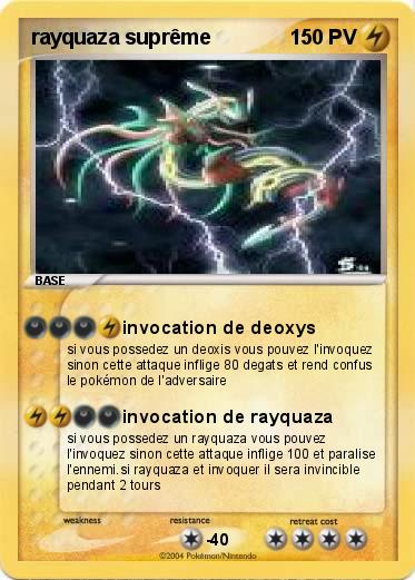 Pokemon rayquaza suprême