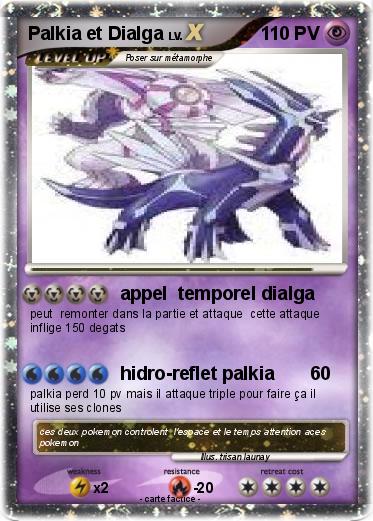 Pokemon Palkia et Dialga