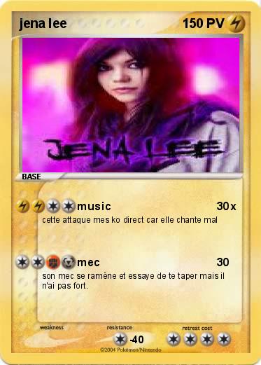 Pokemon jena lee