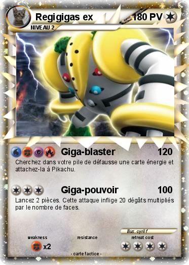 Pokemon Regigigas ex