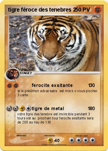 Pokemon tigre féroce des tenebres 2