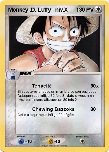 Pokemon Monkey .D. Luffy   niv.X