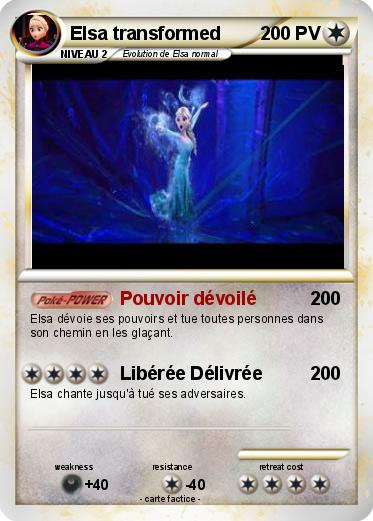 Pokemon Elsa transformed