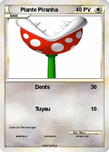 Pokemon Plante Piranha