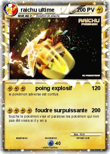 Pokemon raichu ultime