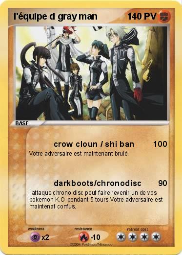 Pokemon l'équipe d gray man 