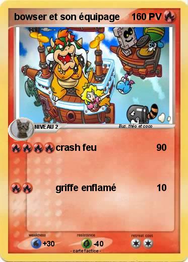 Pokemon bowser et son équipage
