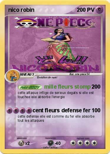 Pokemon nico robin