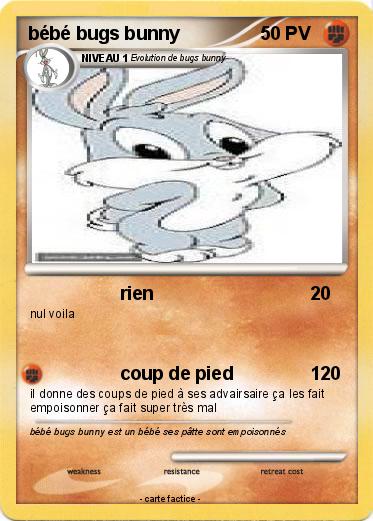Pokemon bébé bugs bunny