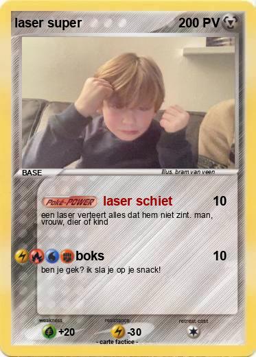 Pokemon laser super