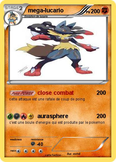 Pokemon mega-lucario