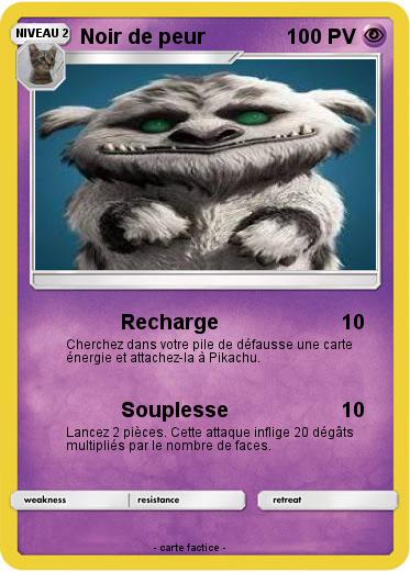 Pokemon Noir de peur