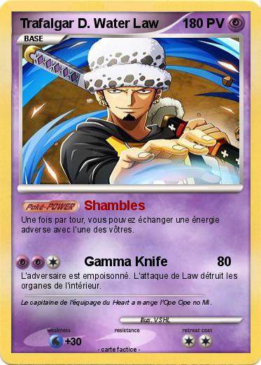 Pokemon Trafalgar D. Water Law
